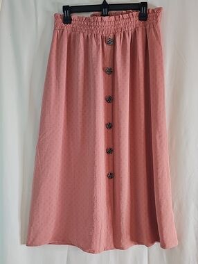 Soho Dusty Rose Midi Skirt